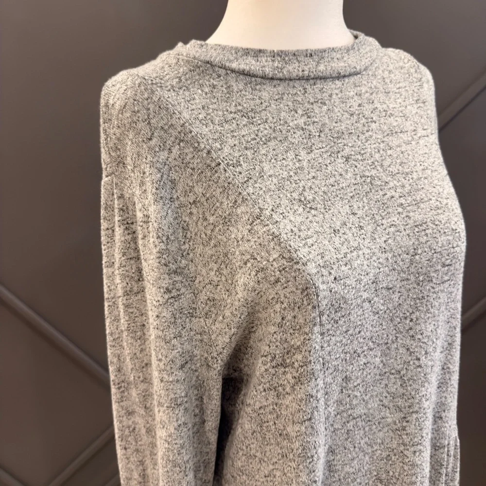Vero Moda Heather Gray Long Sleeve Dress - Picture 3 of 7